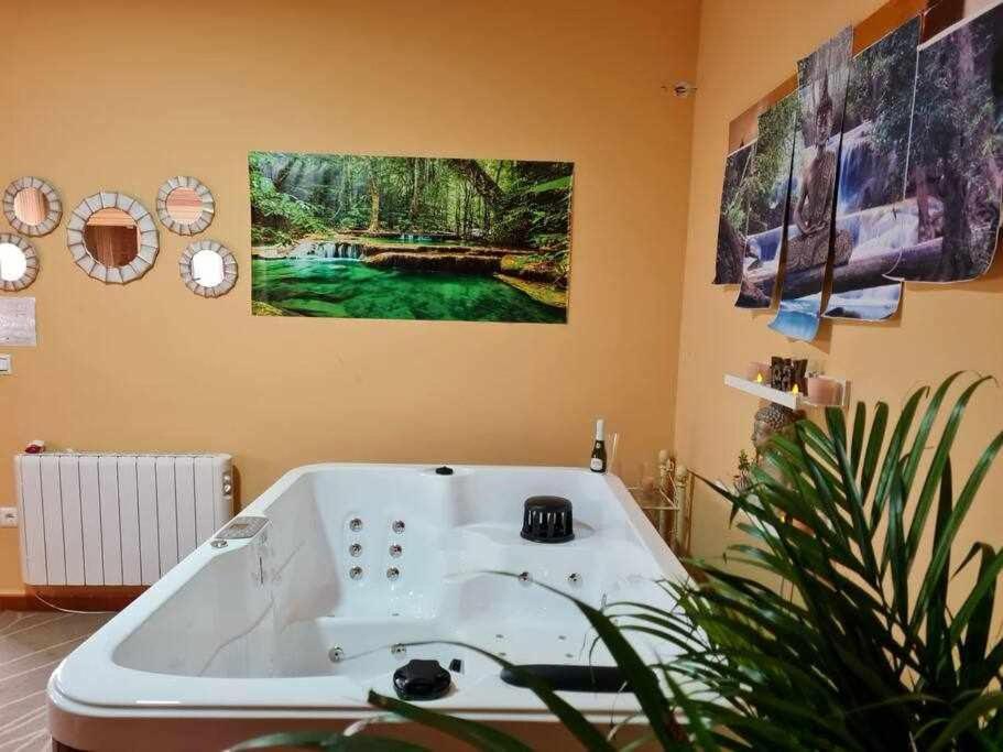 Casa Rural Con Jacuzzi, Sauna, Barbacoa Y Barra Кабеса-ла-Вака Экстерьер фото